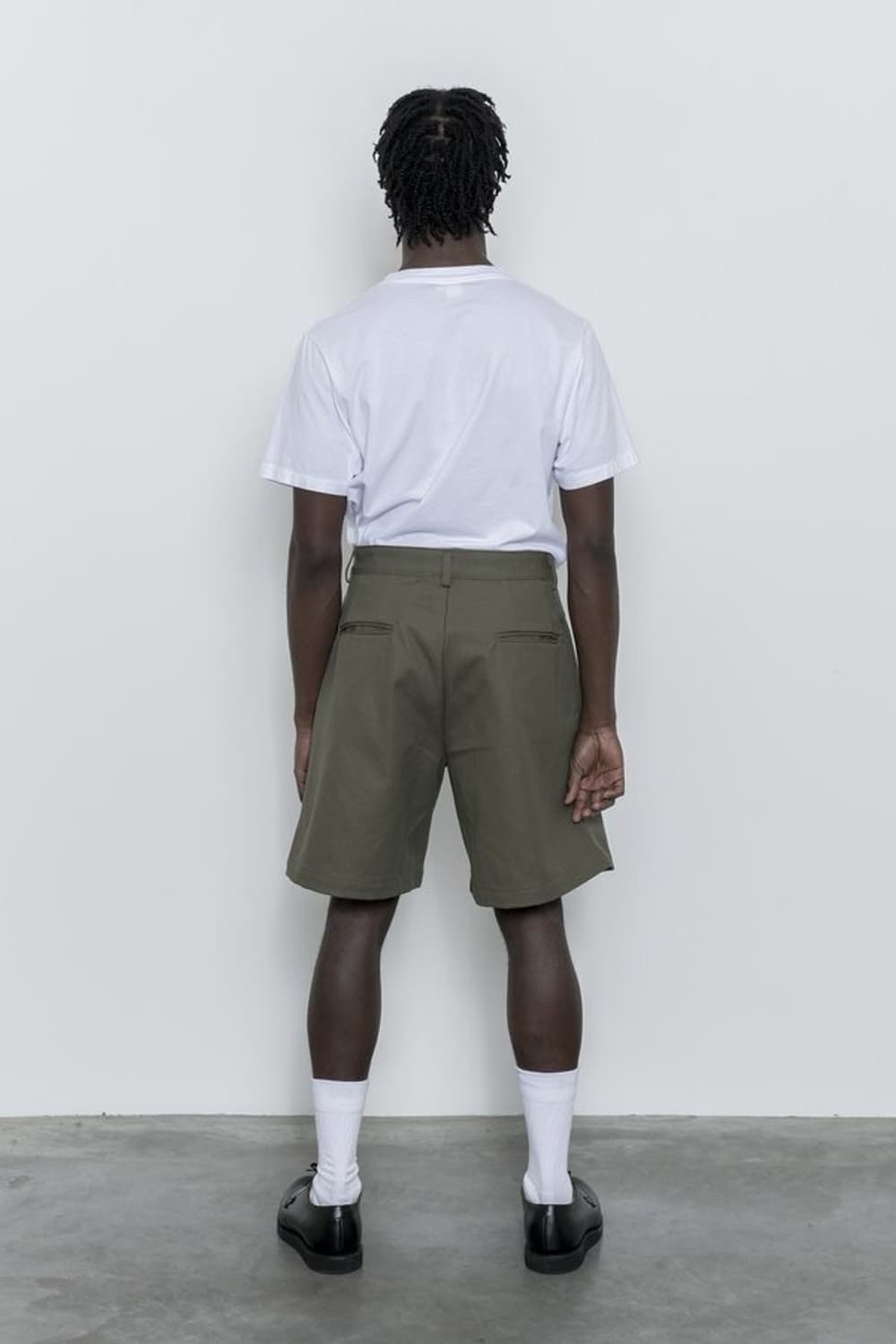 [32] PAA 더블 플리츠 쇼츠 IVORY 상품이미지10