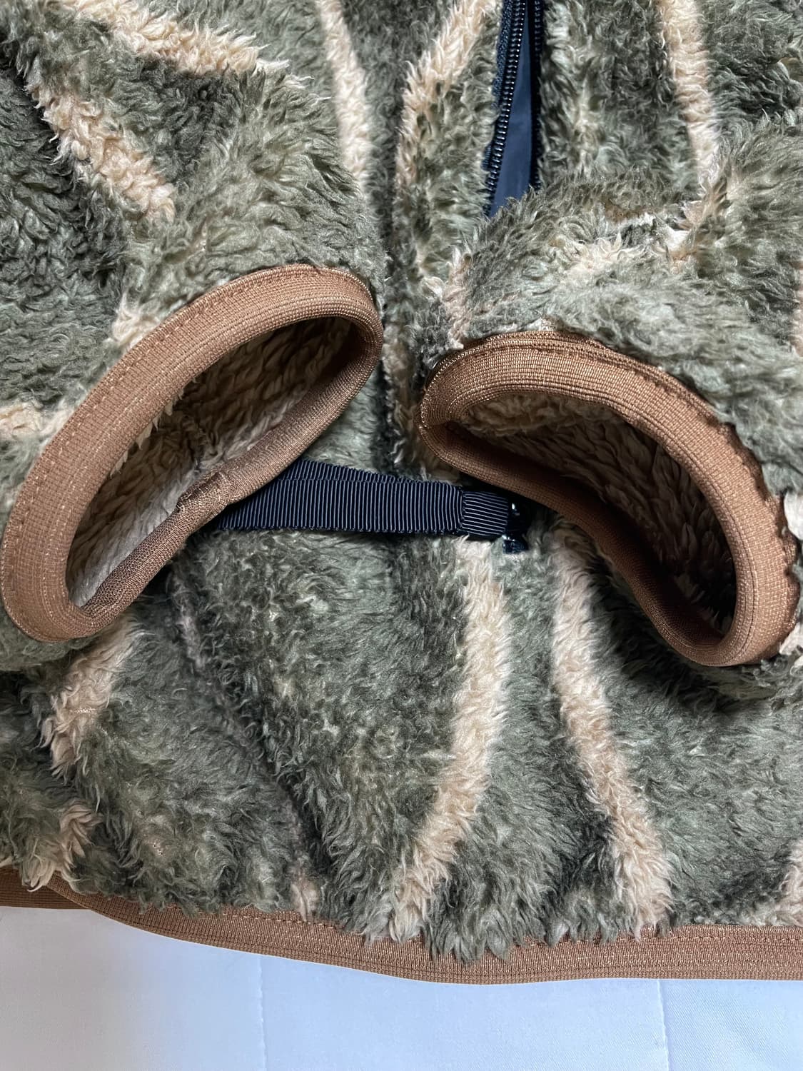 캐피탈 드렁큰스트라이프 후리스 집블루종 상품이미지7