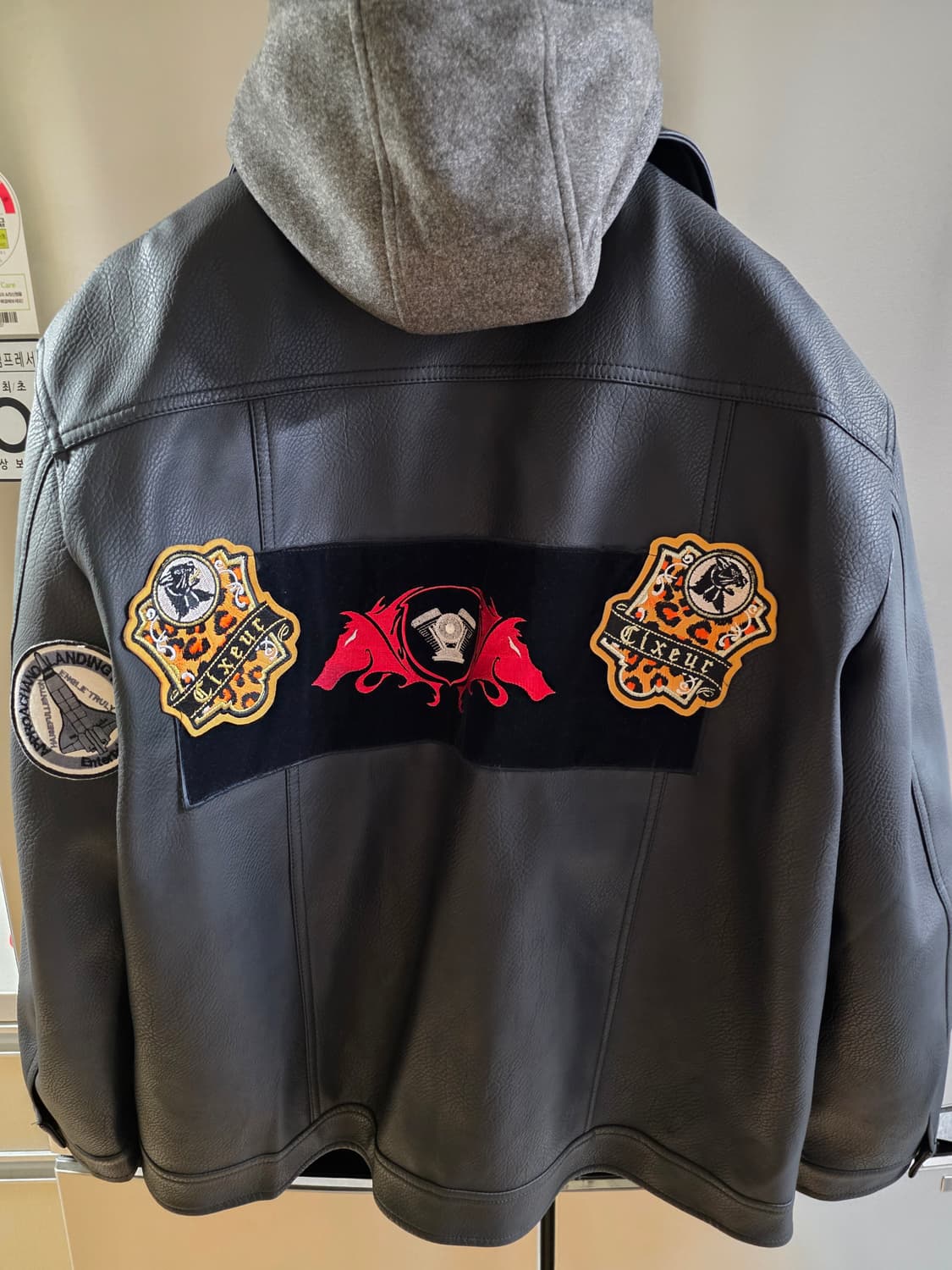 4XR vegan leather jacket  상품이미지2