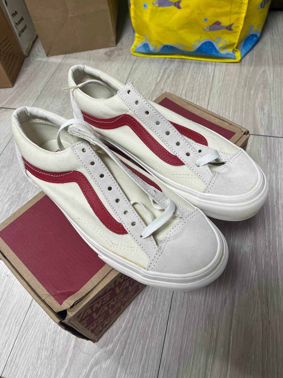 반스 스타일 36 마쉬멜로우 레이싱 레드 상품이미지2