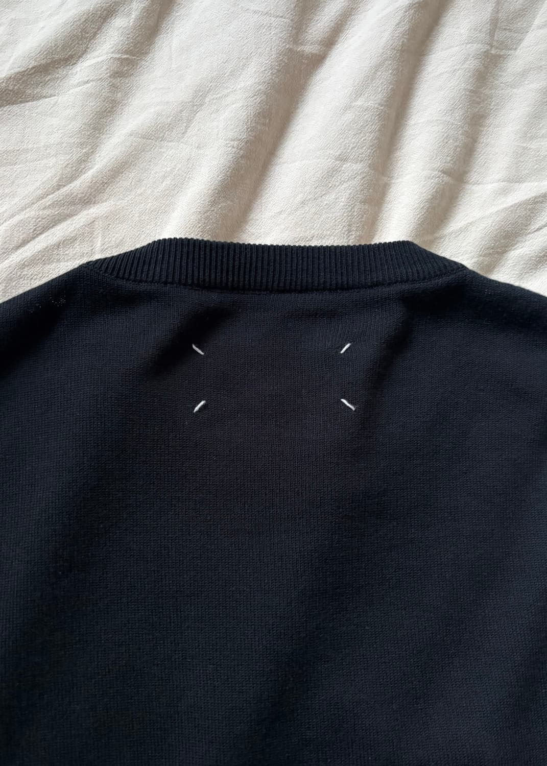 마르지엘라 램스킨 레더 엘보우 니트 상품이미지2