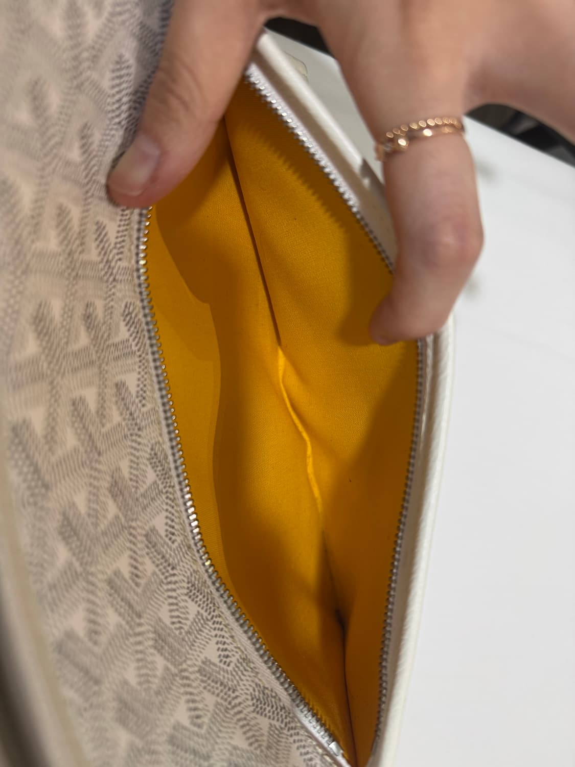 고야드 쥬방스 MM 토일렛백 화이트 상품이미지9