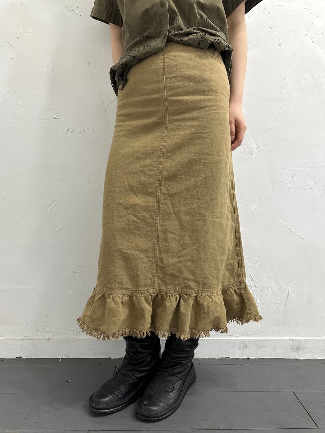 max&co beige skirt 상품이미지1