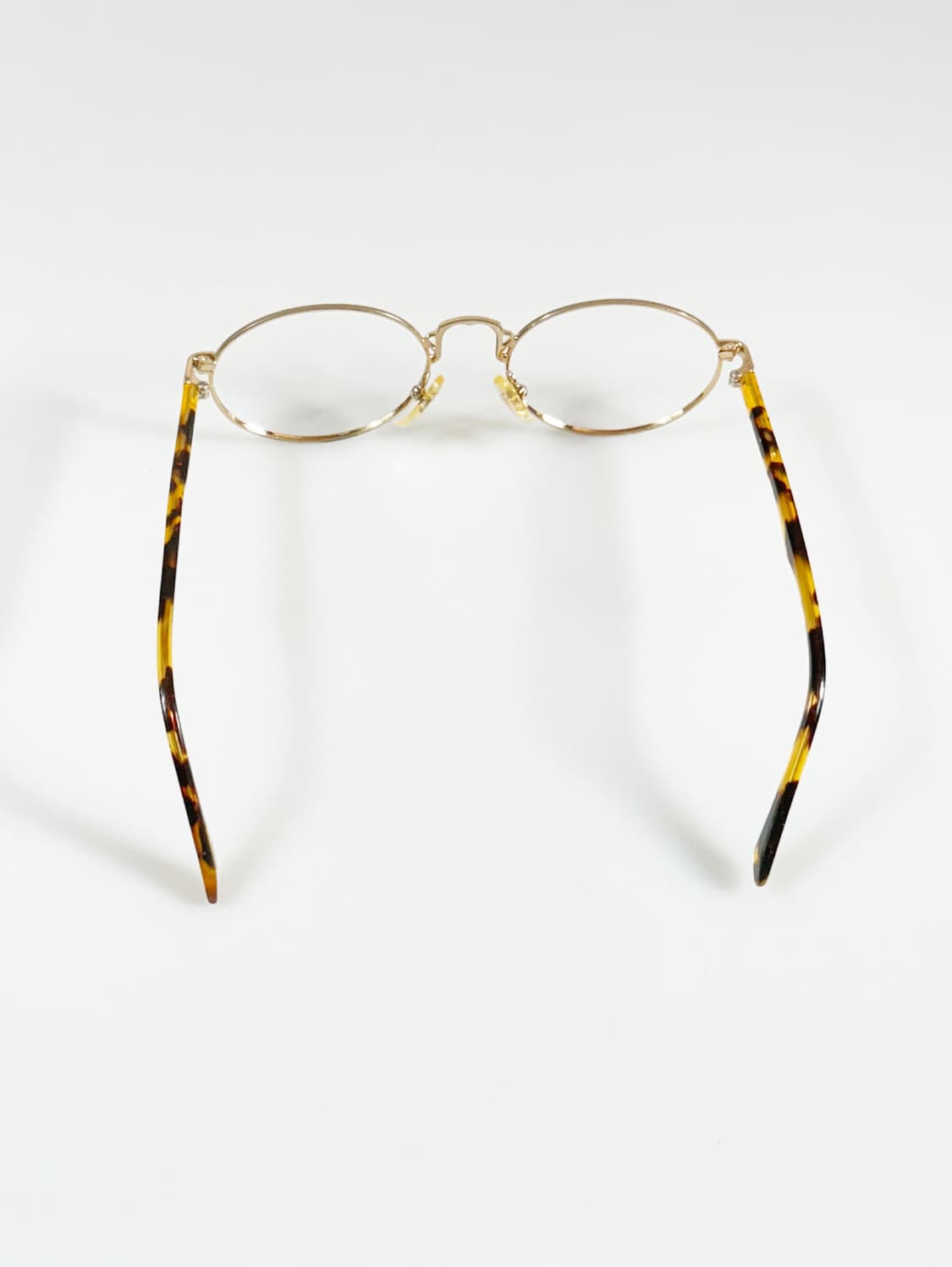 90s CECIL 골드 슬림 오벌 프레임 빈티지 안경 상품이미지5