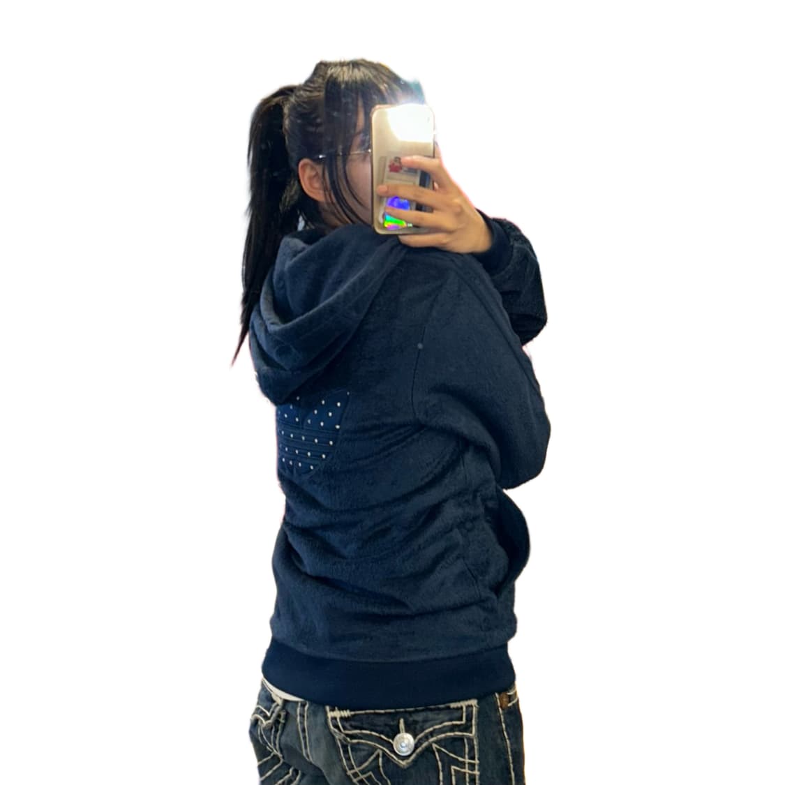 Adidas navy per hoodie 상품이미지3