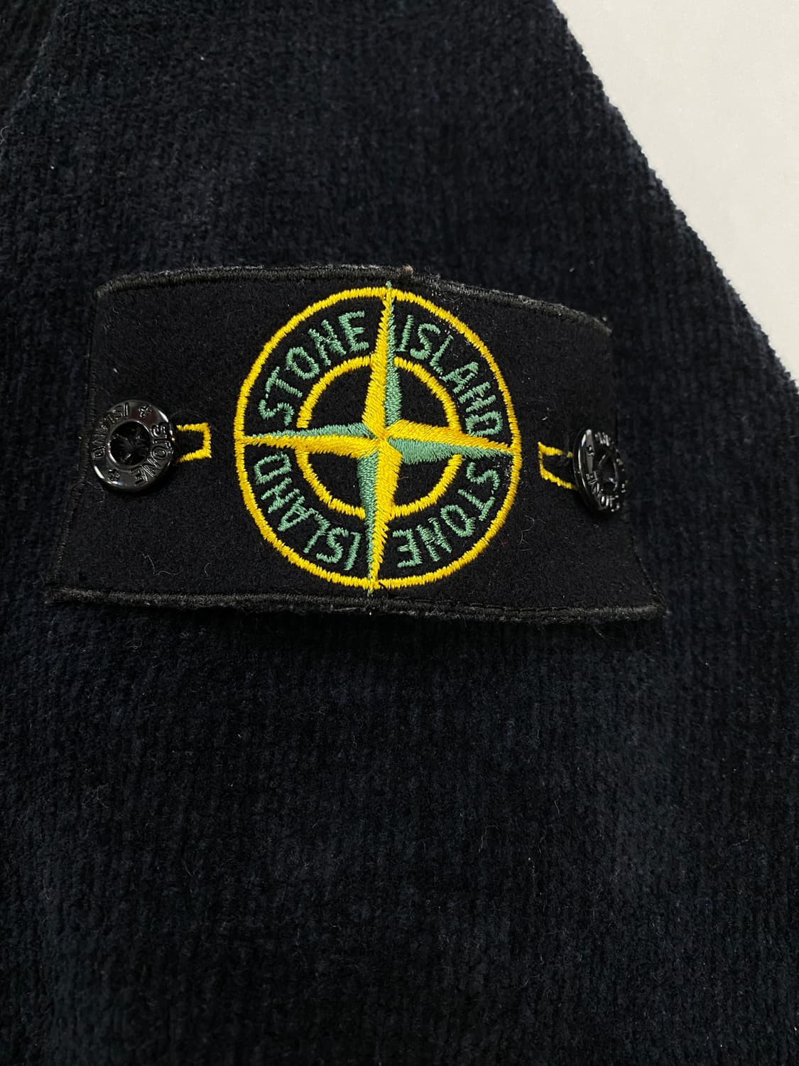 STONE ISLAND구형정품 헤비코튼 하프집업 상품이미지3