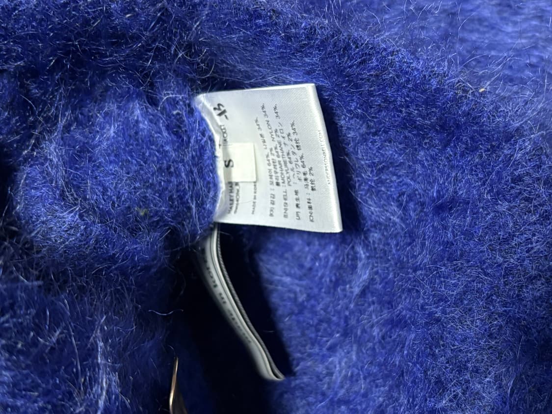 앤더슨벨 헤일리 헤어리 미니 니트 자켓 S 상품이미지9