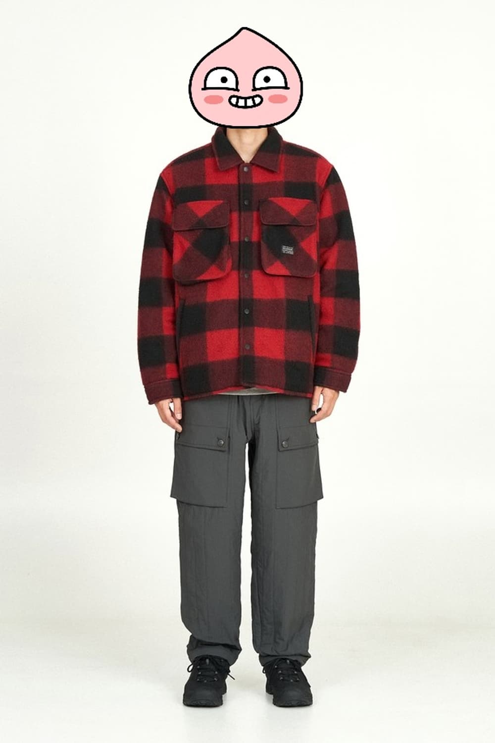 [XL]힐리먼트 럼버잭 플란넬 체크 패딩 자켓 상품이미지7