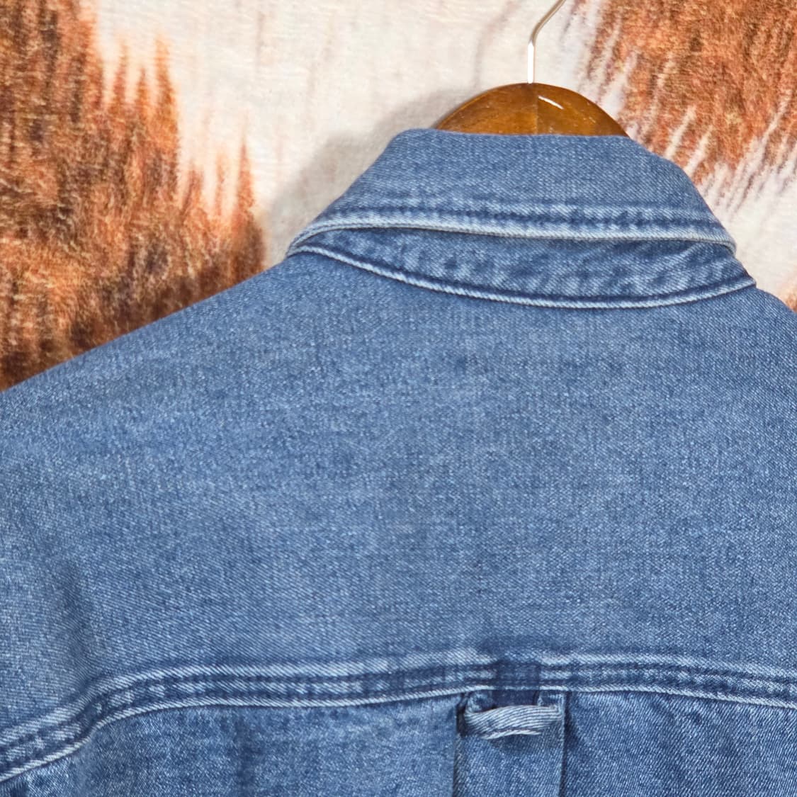 앤듀 오버핏 중청 투포켓 데님자켓 상품이미지6