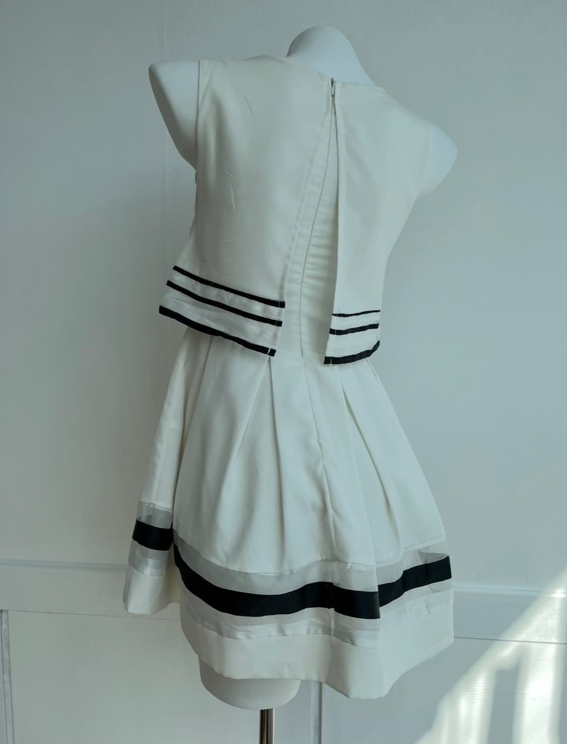 PARTYSU.E 세일러 리본 프린팅 원피스 상품이미지4