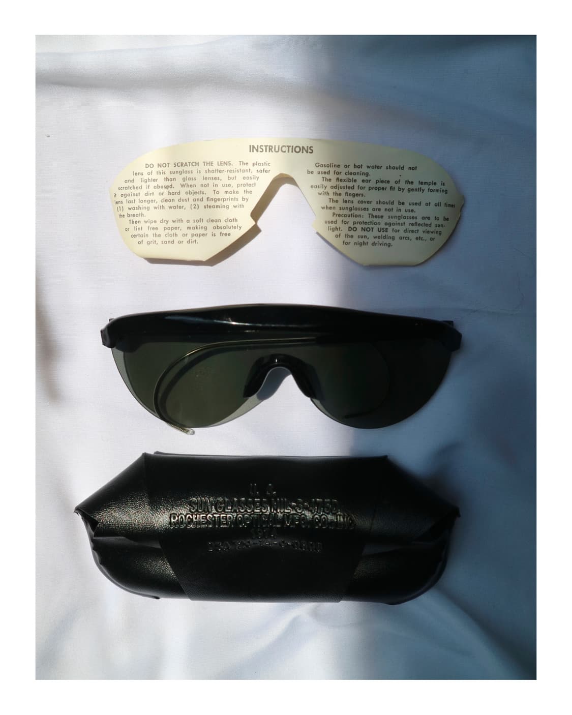 DEADSTOCK Vietnam War US Army Sunglasses 상품이미지1