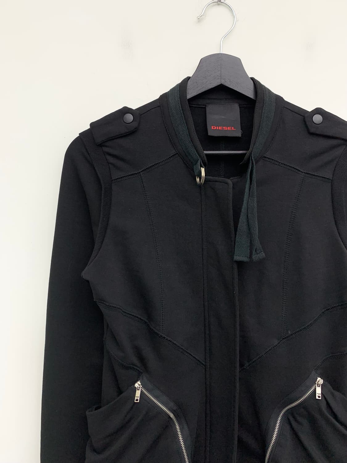 디젤 지퍼 포켓 코튼 라이더 자켓 상품이미지2