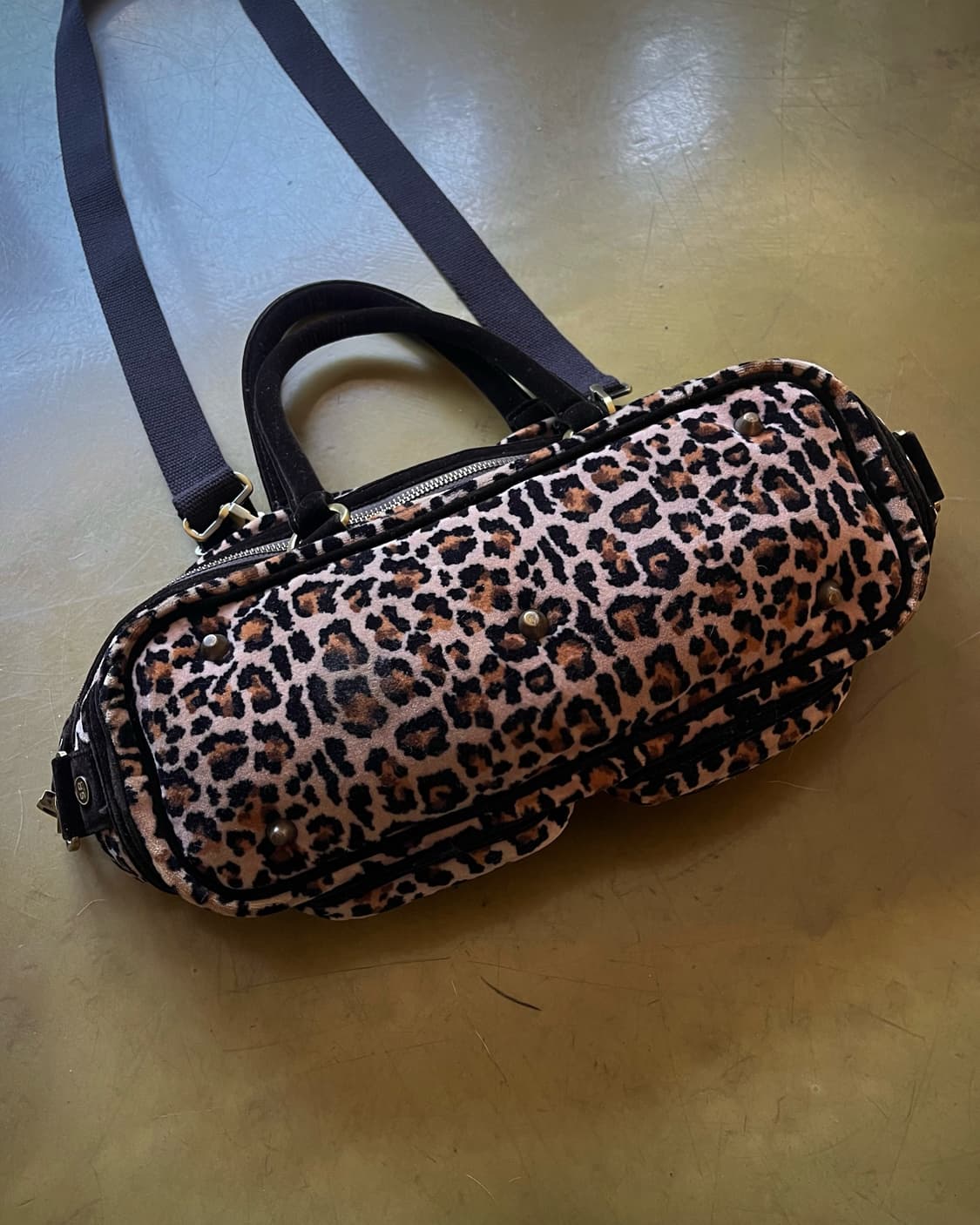 SONIA RYKIEL Velour Leopard Tanker Bag 상품이미지8