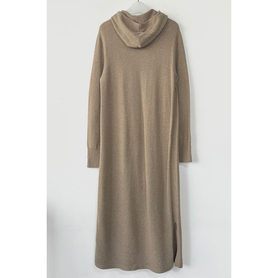 타임 TIME 캐시미어100 후드 롱 니트 원피스 상품이미지4