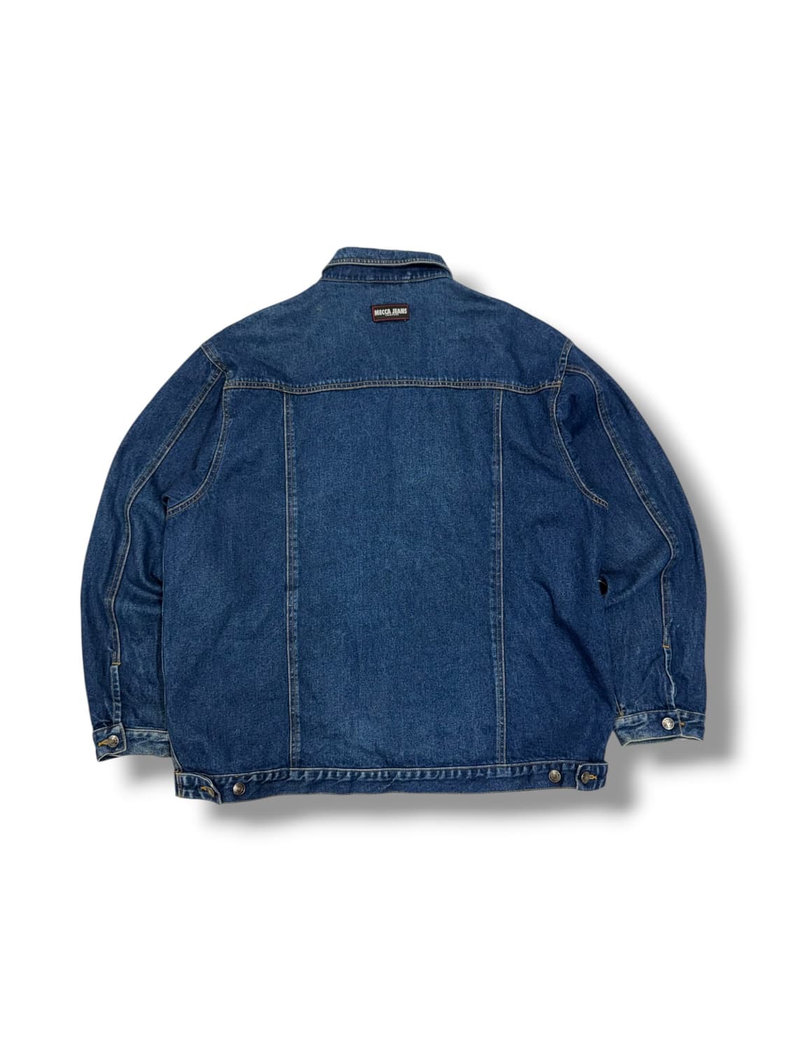 90s 메카 진스 Mecca 오버사이즈 트러커 데님 자켓 (2XL)  상품이미지4