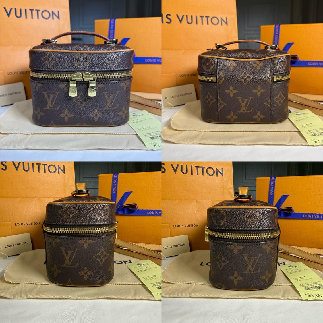 [풀구성] 루이비통 니스 나노 메이크업 케이스 모노그램 토트백  상품이미지2