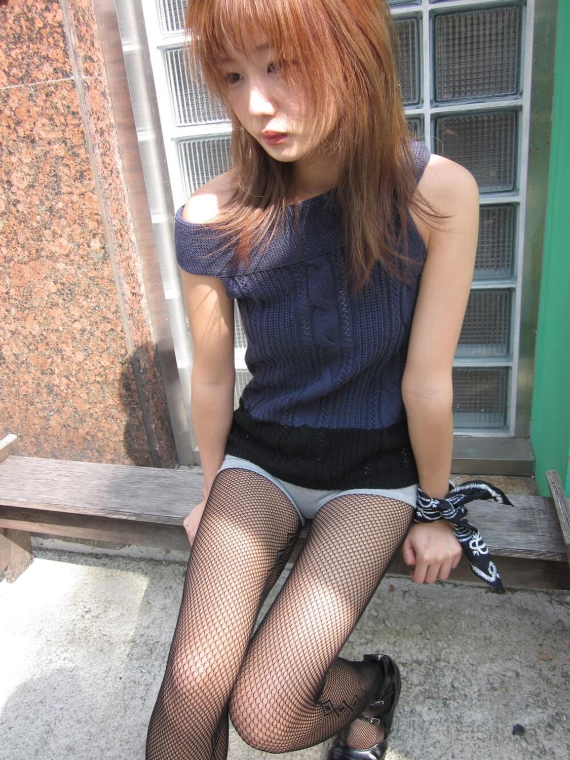 디에이디 un off knit navy 상품이미지3