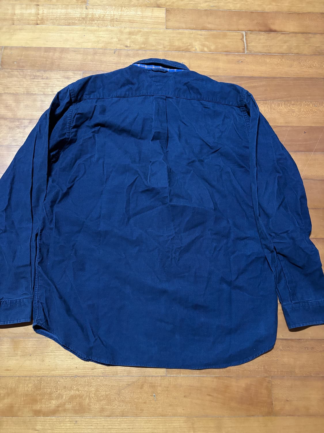 tommy hilfiger corduroy navy shirts xl  상품이미지8