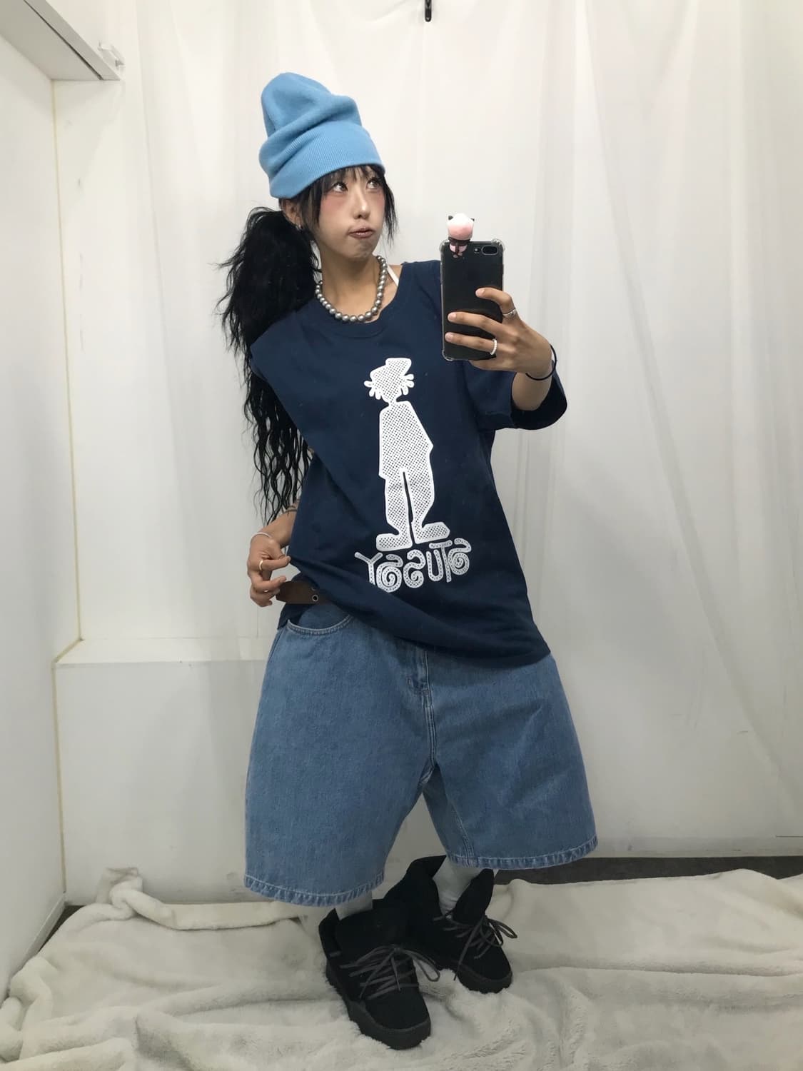< Stussy Reggaemon Printing T-shirt > 상품이미지2