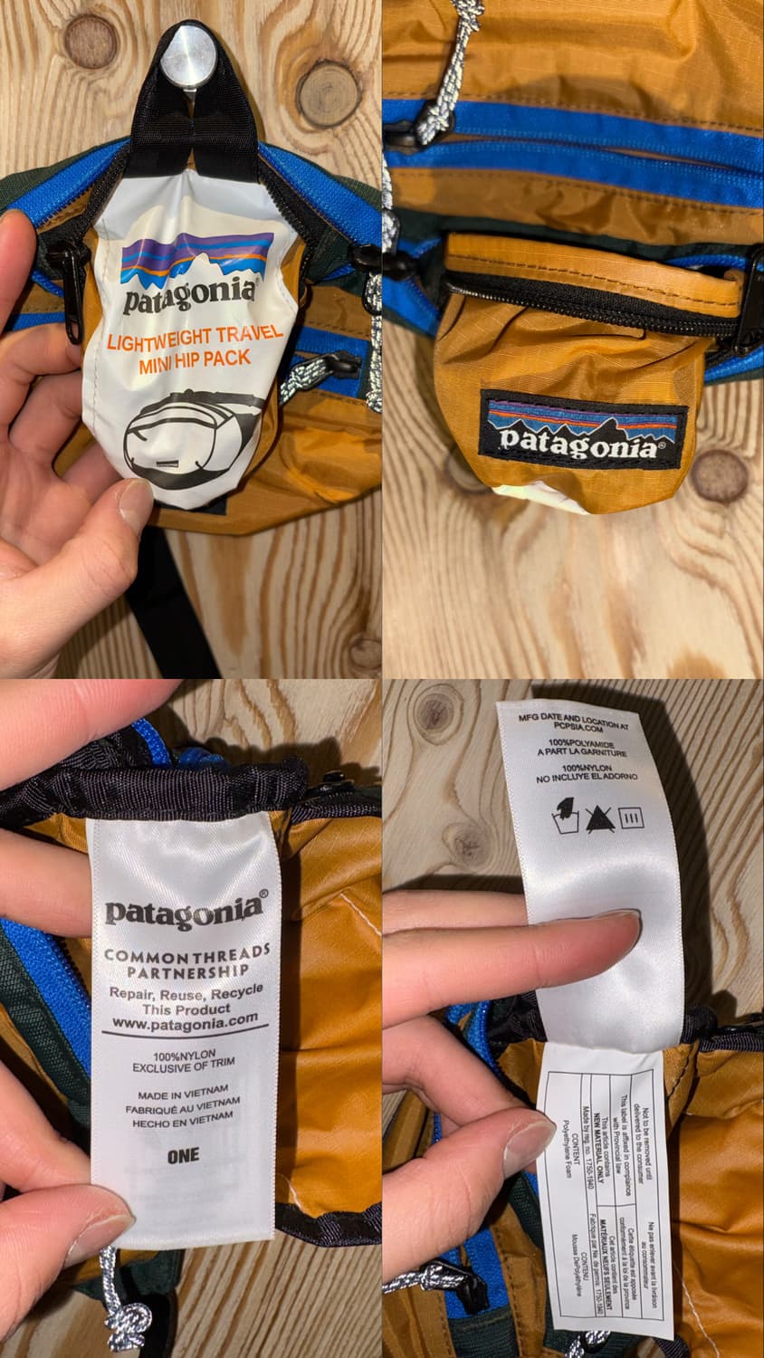 파타고니아 울트라라이트 블랙홀 미니 힙색 상품이미지10