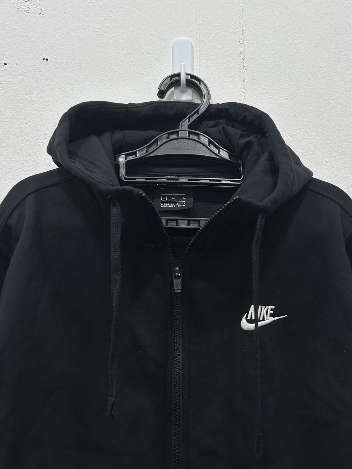 나이키 안감기모 후드집업 M 블랙 상품이미지3
