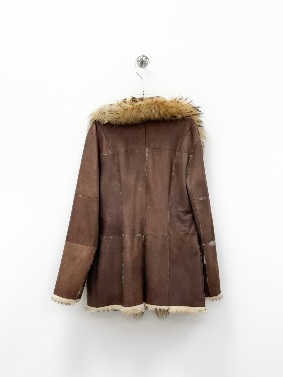 Pellessimo Paris 레오파드 래빗 & 폭스 퍼 리버시블 자켓 상품이미지8