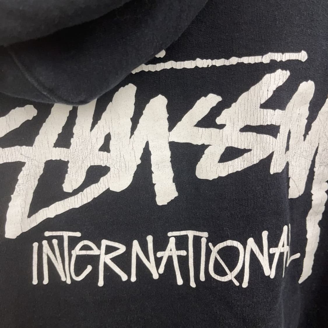 스투시 인터네셔널 빅로고 스트릿 힙합 기모 후드티 M C08966 상품이미지7