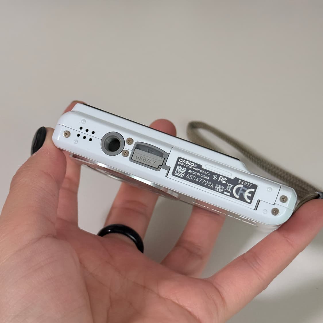 카시오 엑실림 z77 빈티지 디카 디지털카메라 화이트 상품이미지7