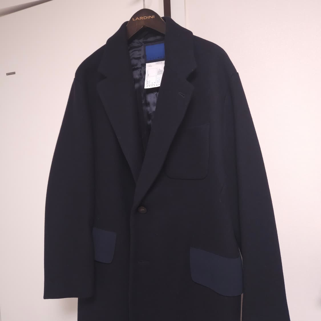 [M] 도큐먼트 DOCUMENT 네이비 싱글코트 상품이미지2