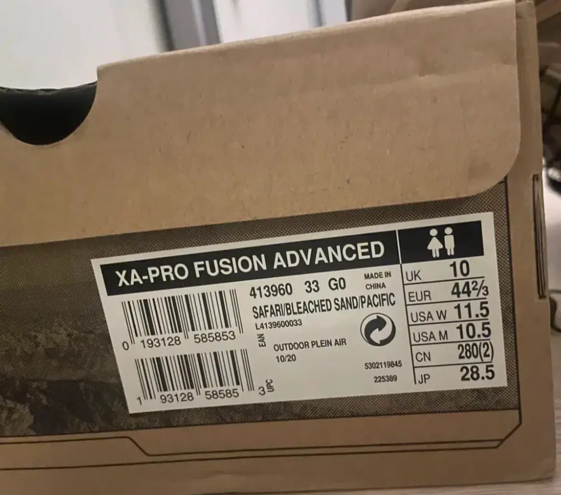 살로몬 xa 프로 퓨전 카키 285 상품이미지4