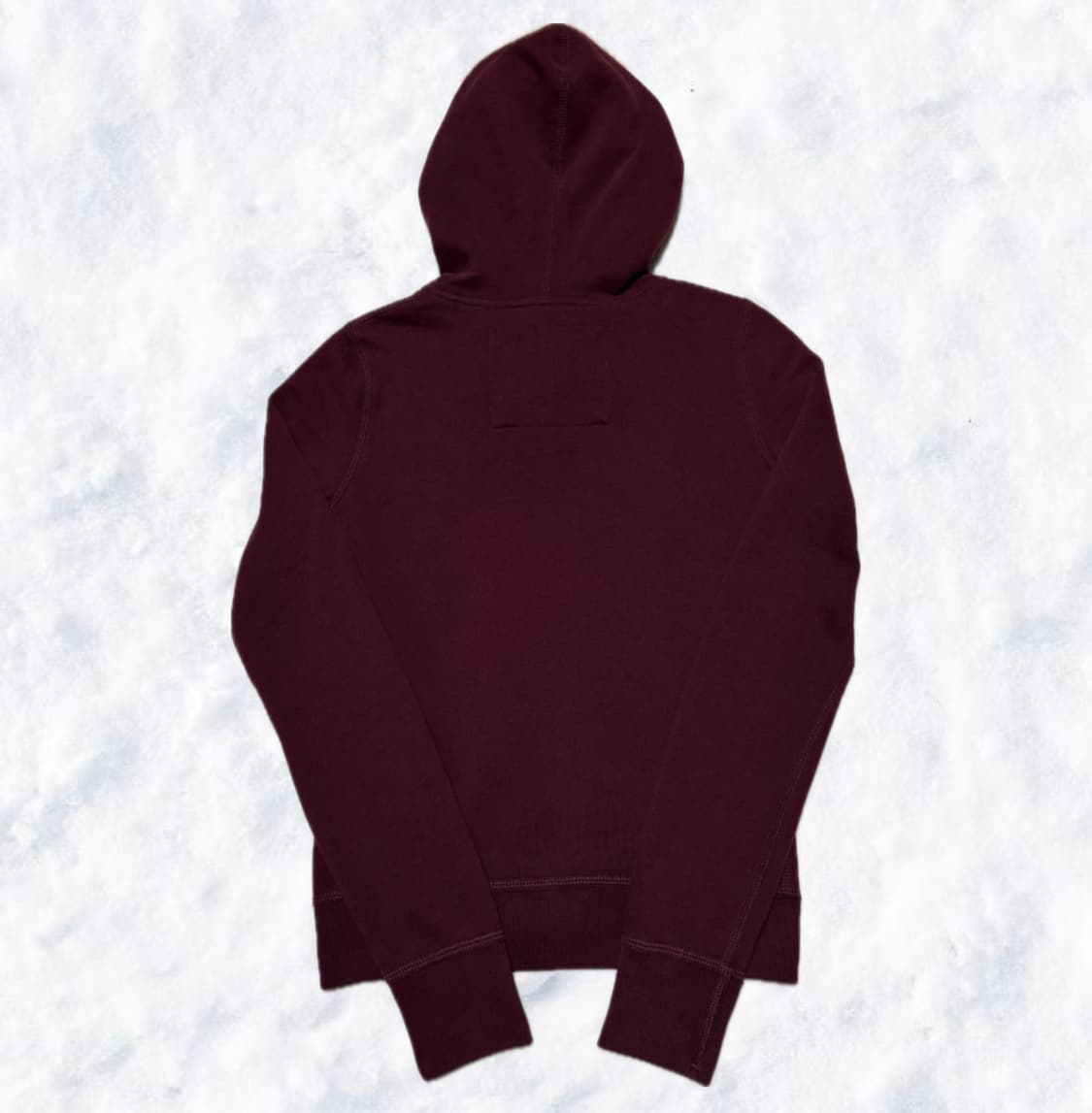 아베크롬비 버건디 기모 후드집업 상품이미지3