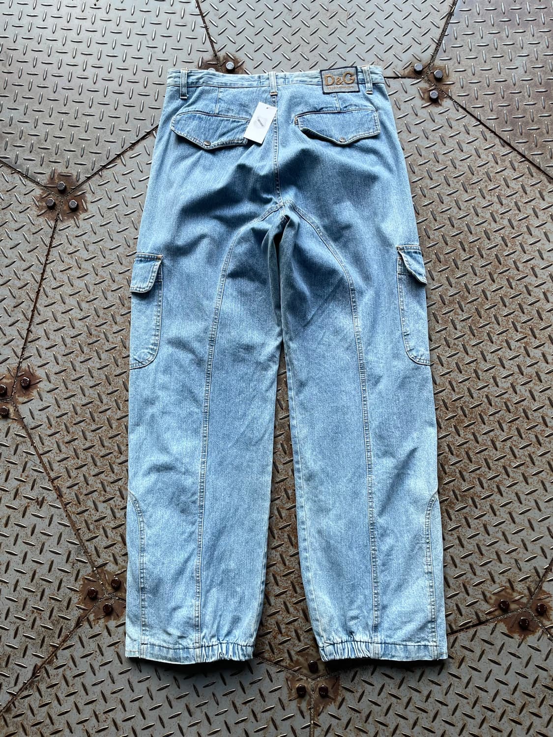 돌체앤가바나 2004AW 더블니 데님 카고 팬츠 상품이미지5