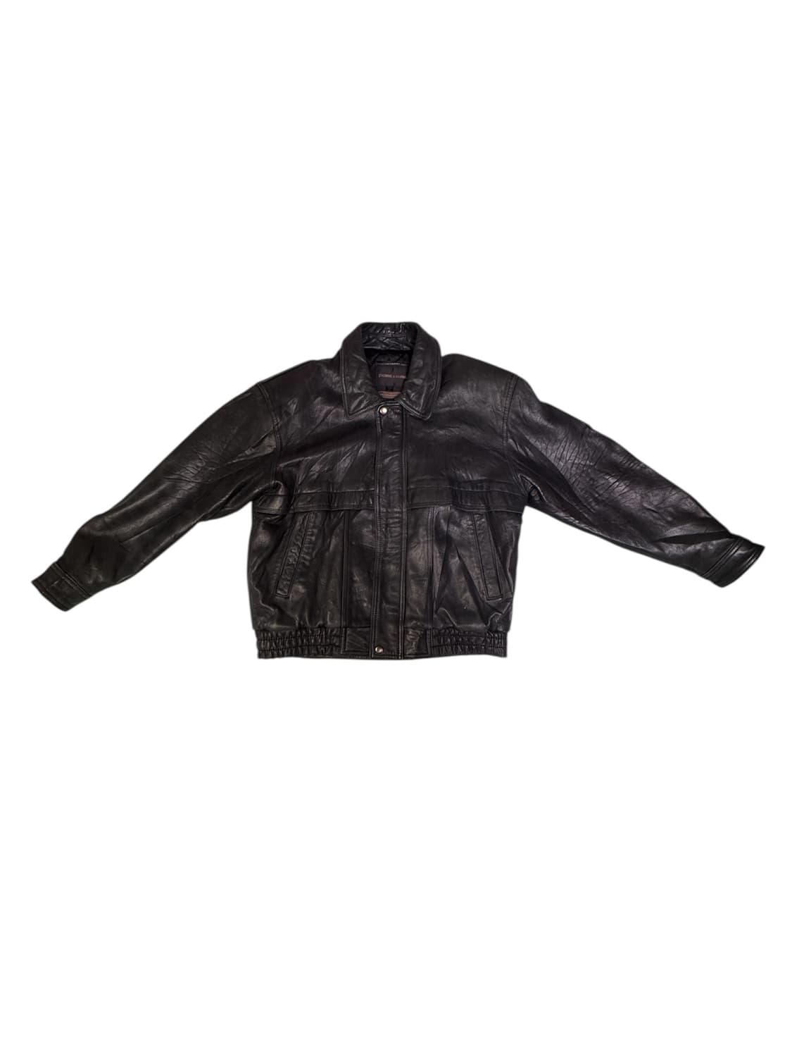 빈티지 DHOMME A HOMME 양가죽 레더 봄버 자켓 M 상품이미지1