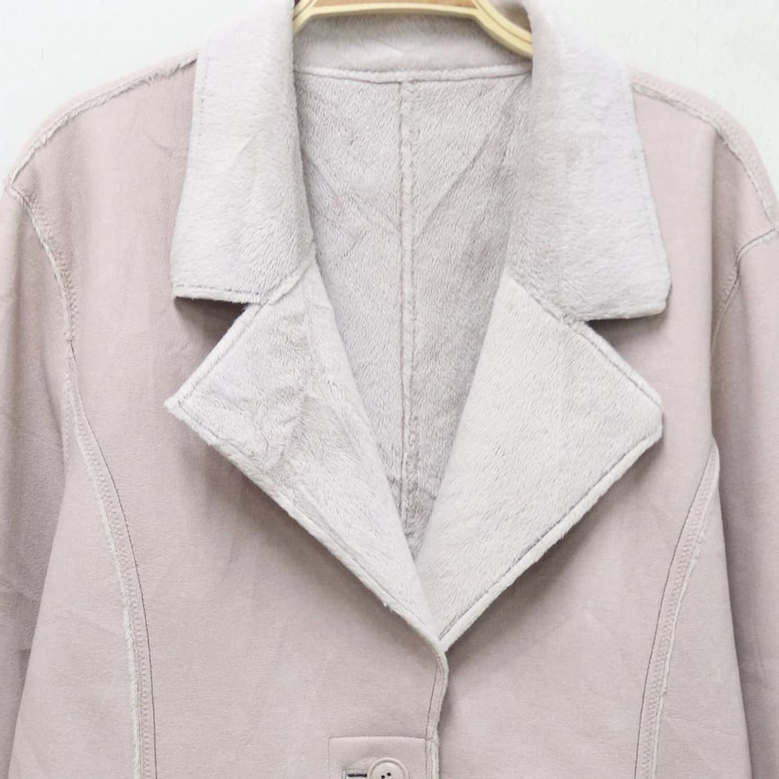 V.SAISON 핑크 무스탕 자켓 61087 상품이미지5