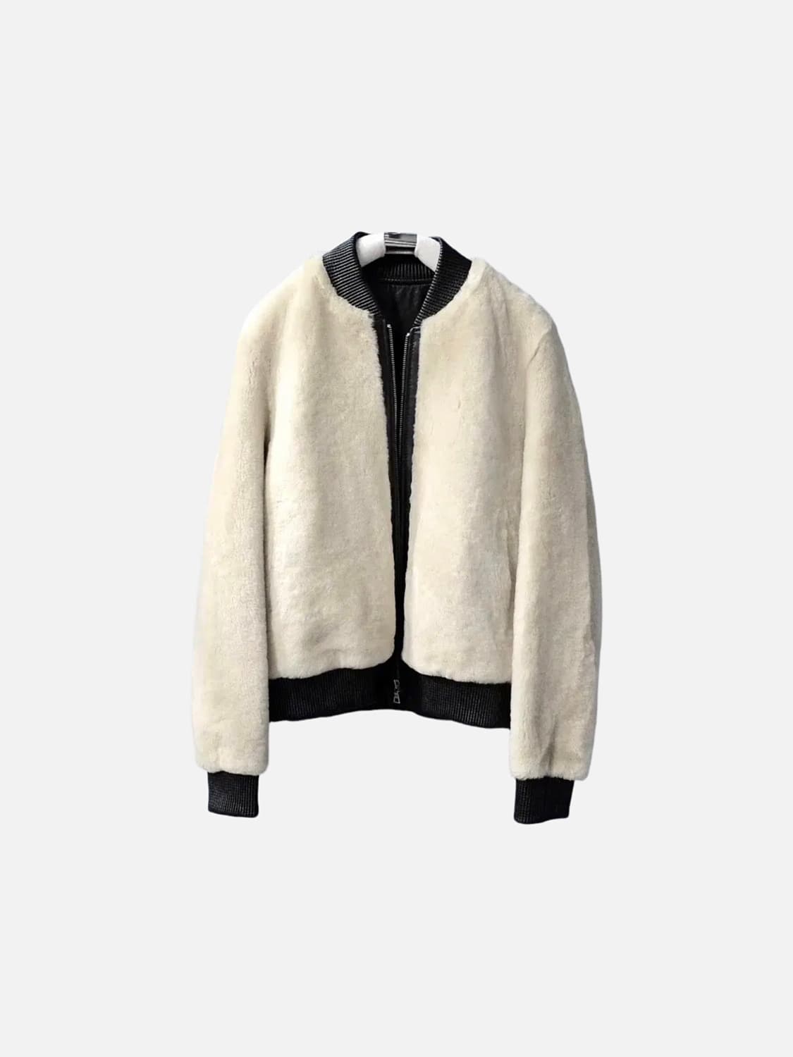 리얼 양털 시어링 봄버자켓 상품이미지1