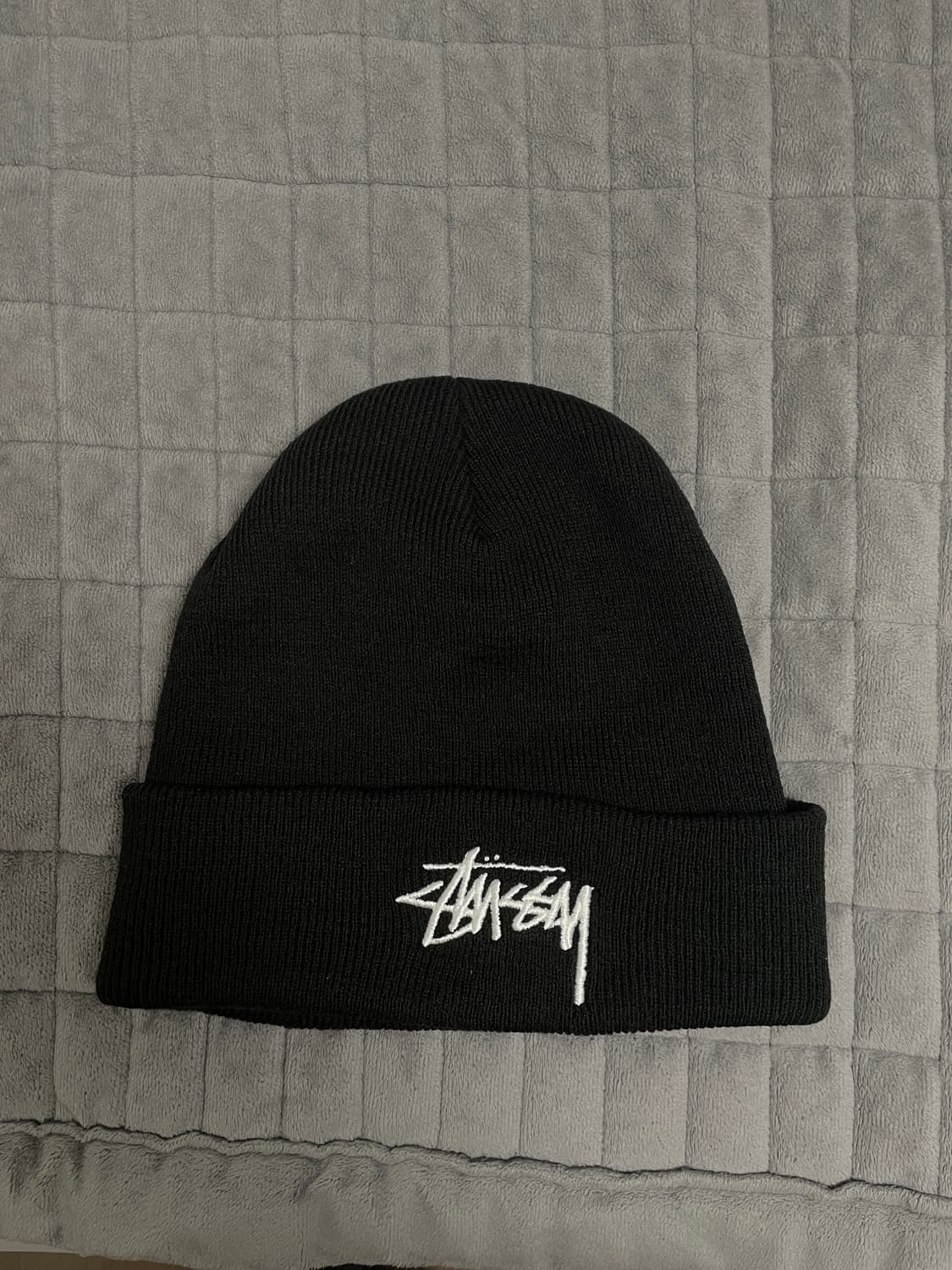 나이키x스투시 커프 비니 블랙 초판(빅 로고) 상품이미지3