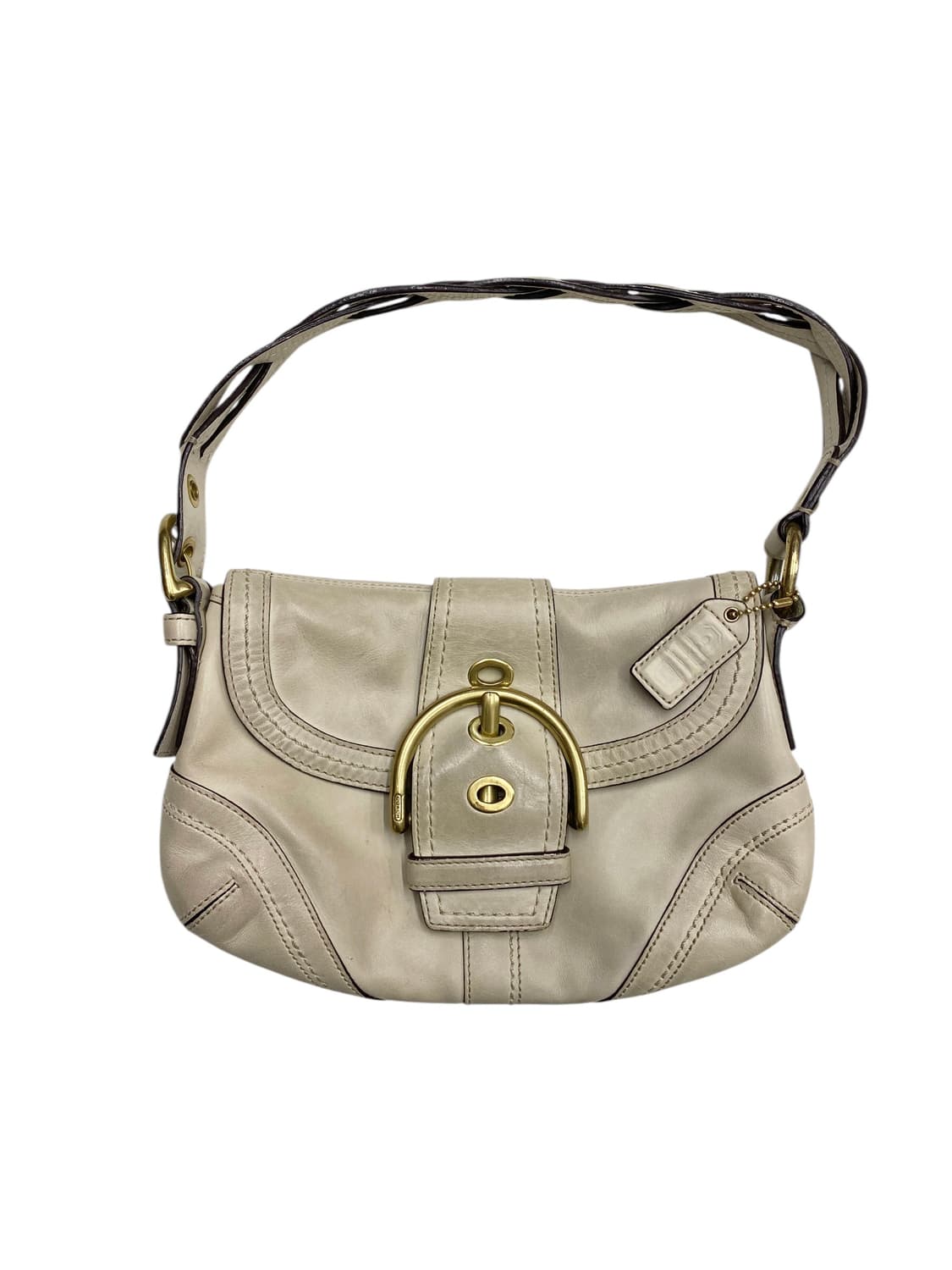 코치 y2k 크림 숄더백 상품이미지1