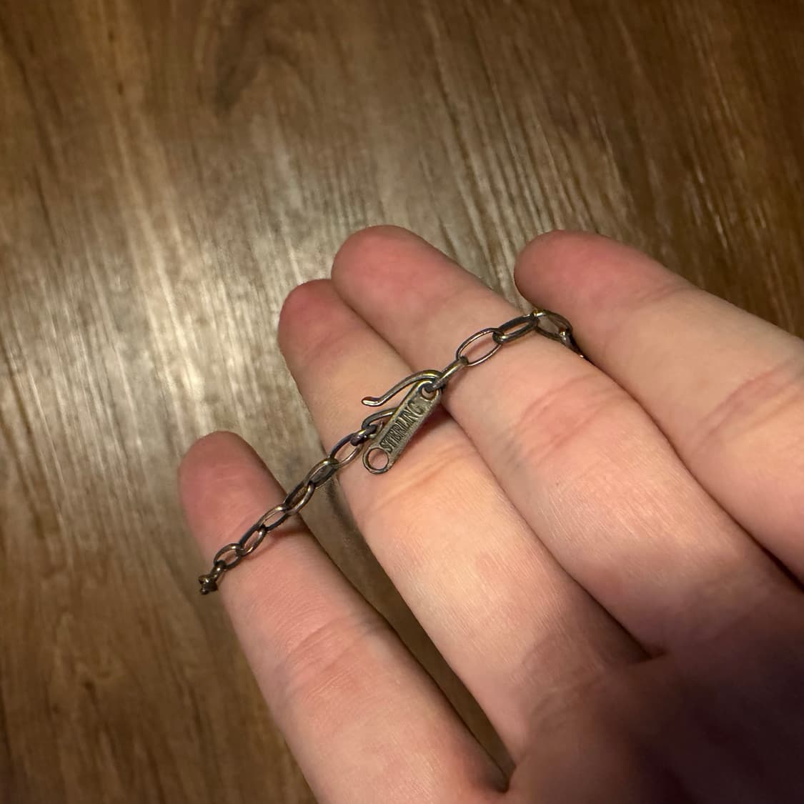 925 STERLING SILVER 터키석 벨 체인 목걸이 상품이미지4