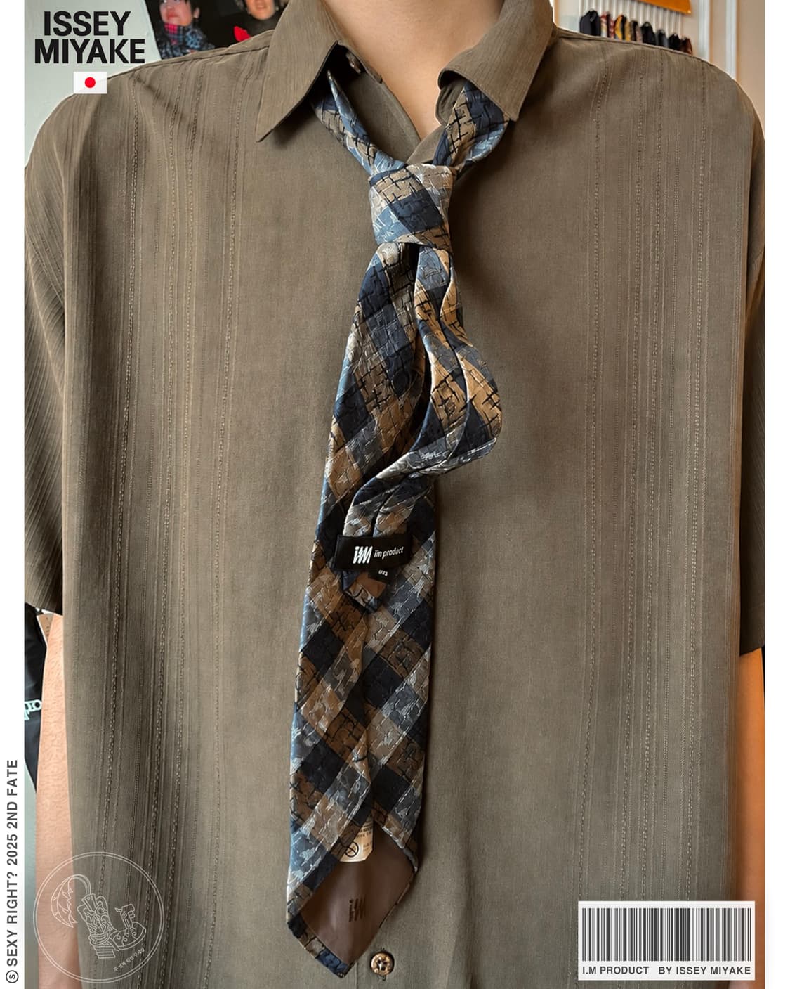 80-90s I.M Product by ISSEY MIYAKE Tie 상품이미지1