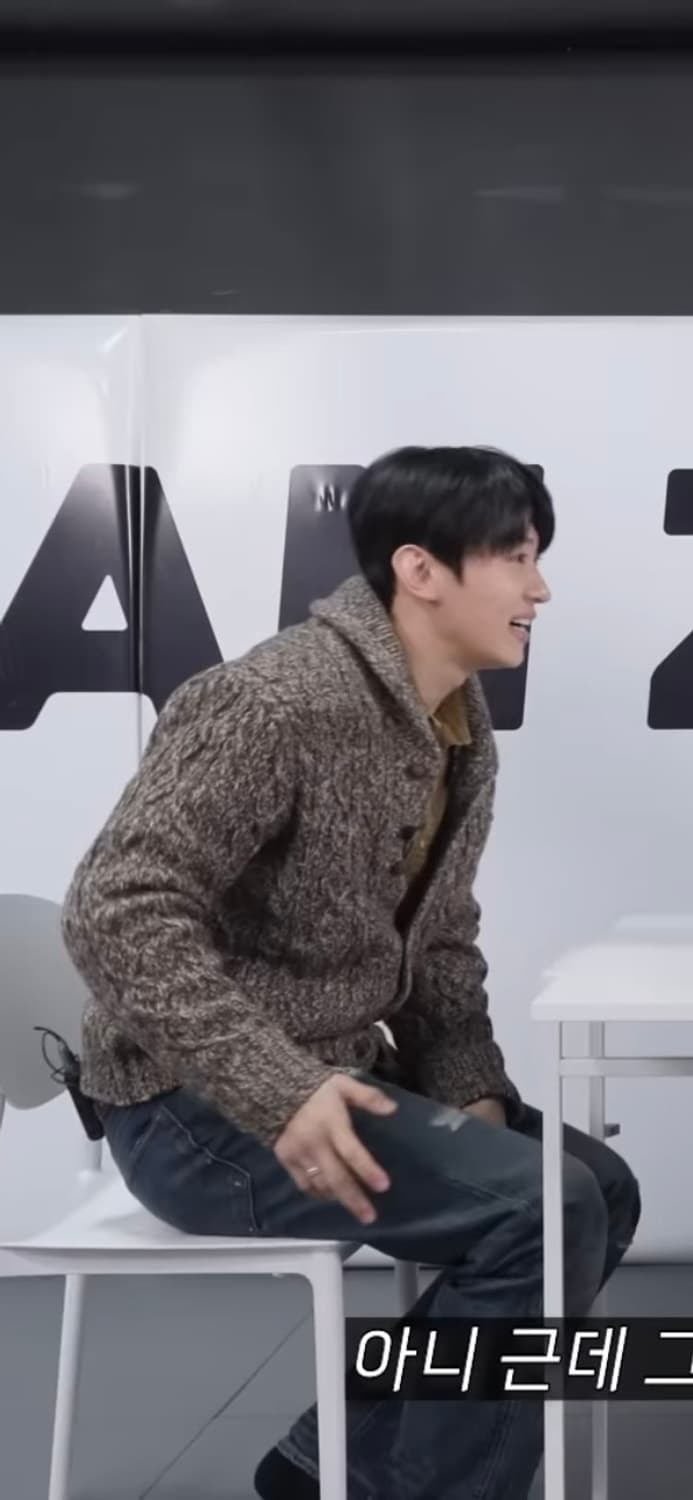 더블알엘 숄 카라 가디건 상품이미지4