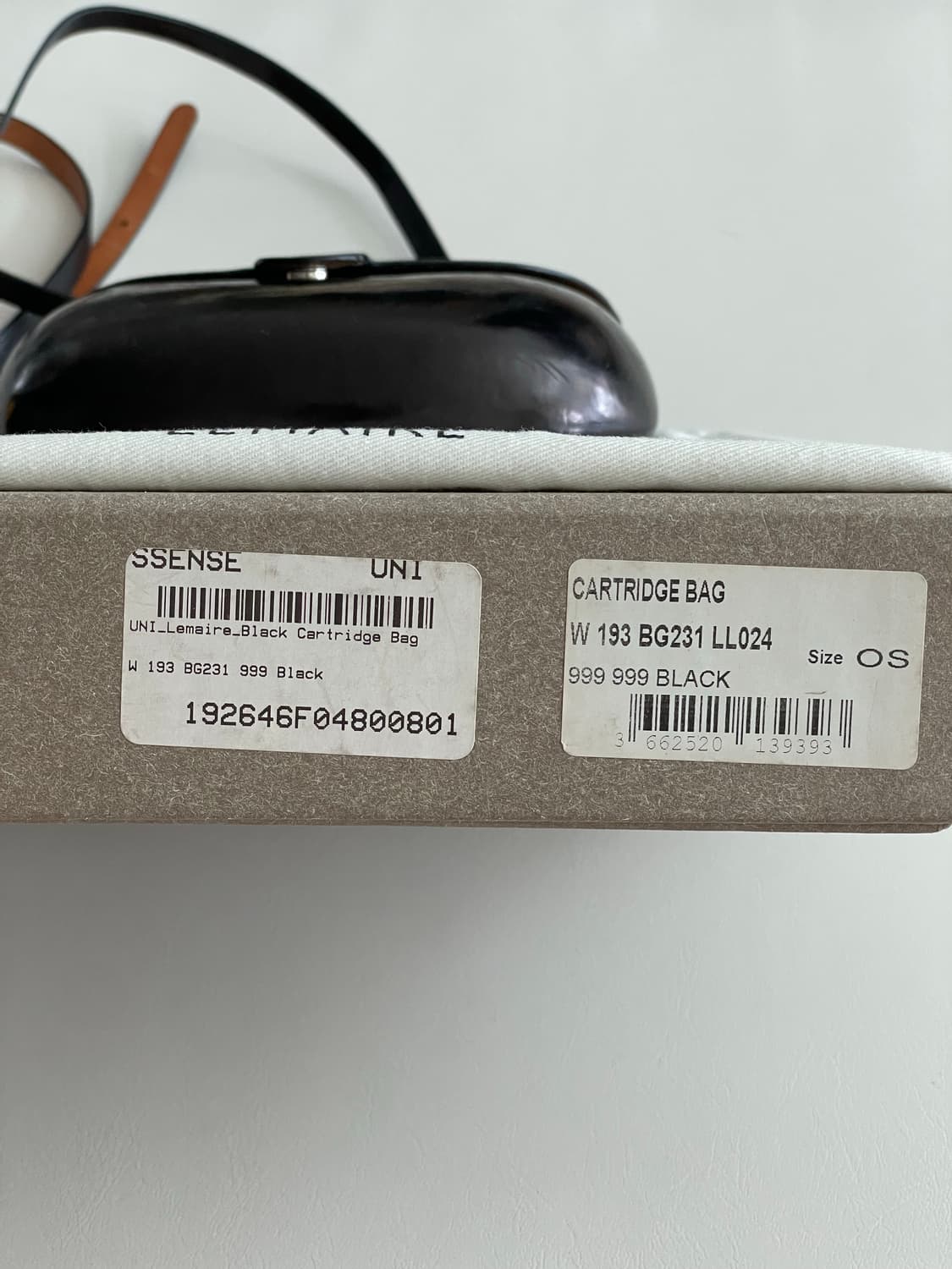 르메르 카트리지백 블랙 상품이미지3