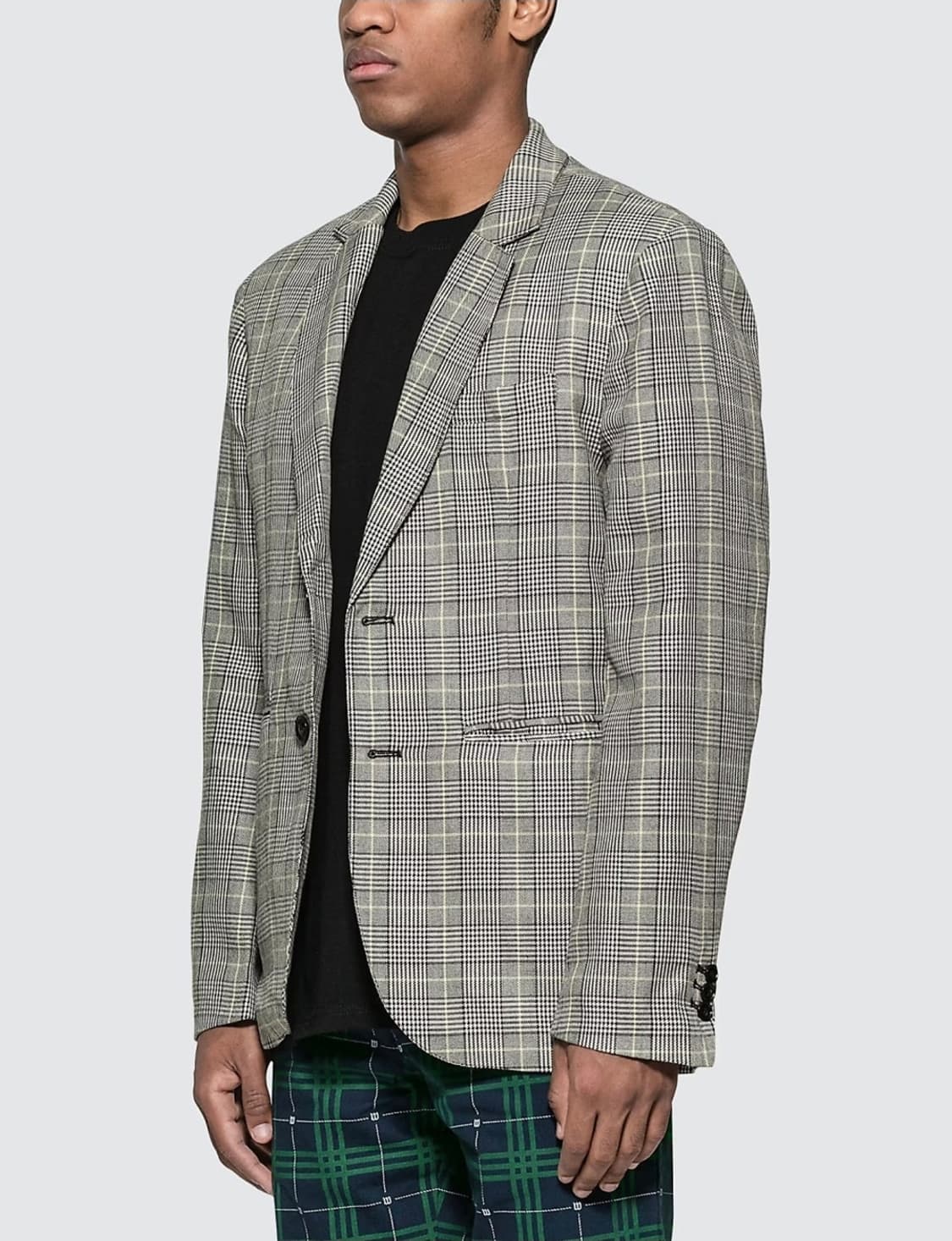 (희귀)스투시 플레이드 스포츠 블레이저 m 정품 상품이미지8