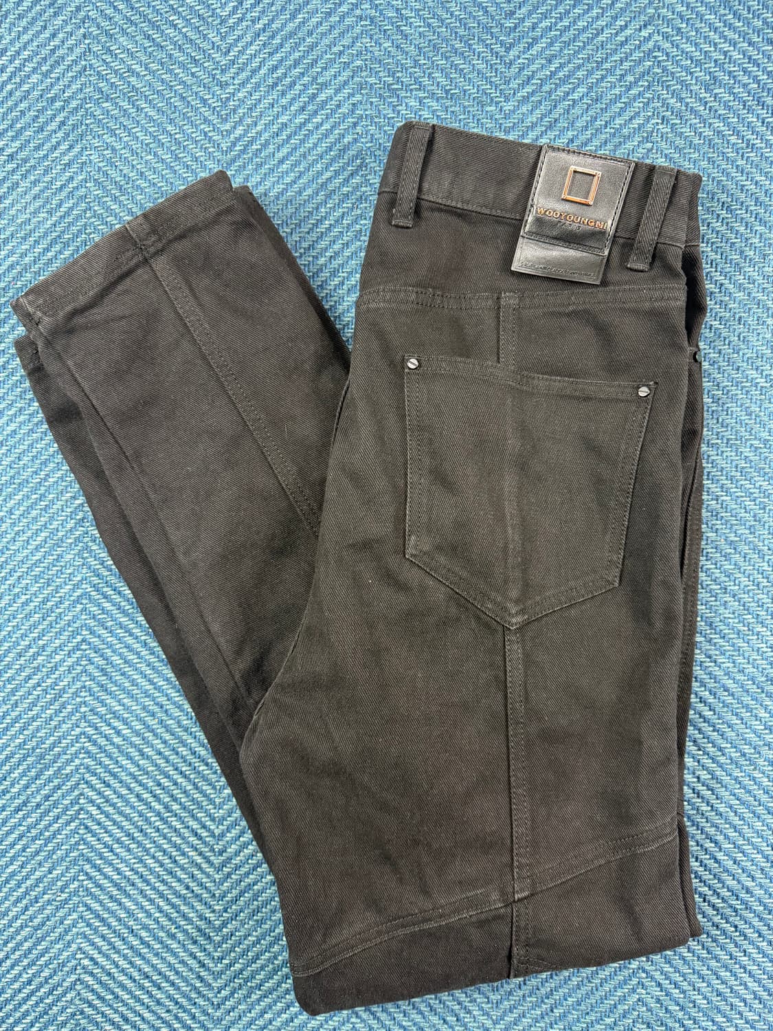 WOOYOUNGMI 우영미 파넬드 지퍼 디테일 팬츠 - 사이즈 46 상품이미지4