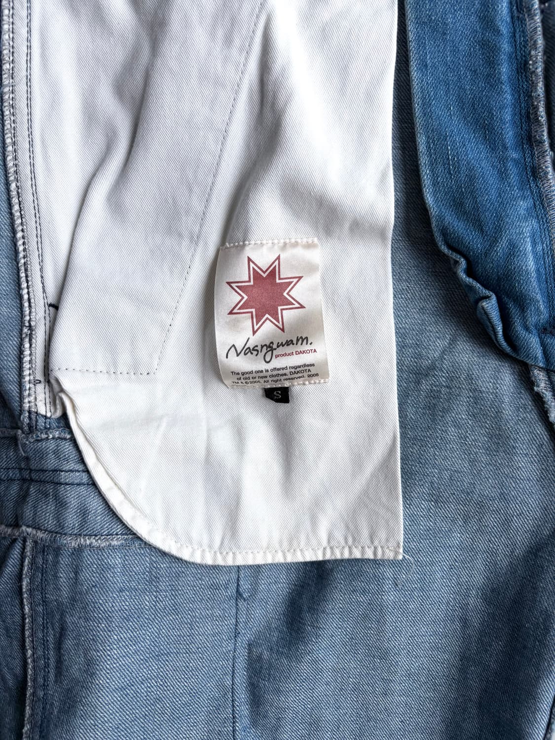 나순그왐 데님 카고 팬츠 상품이미지7