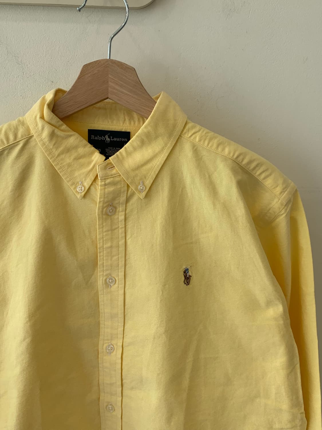 폴로 랄프로렌 보이즈 옥스포드 셔츠 노랑 XL(20) 상품이미지3