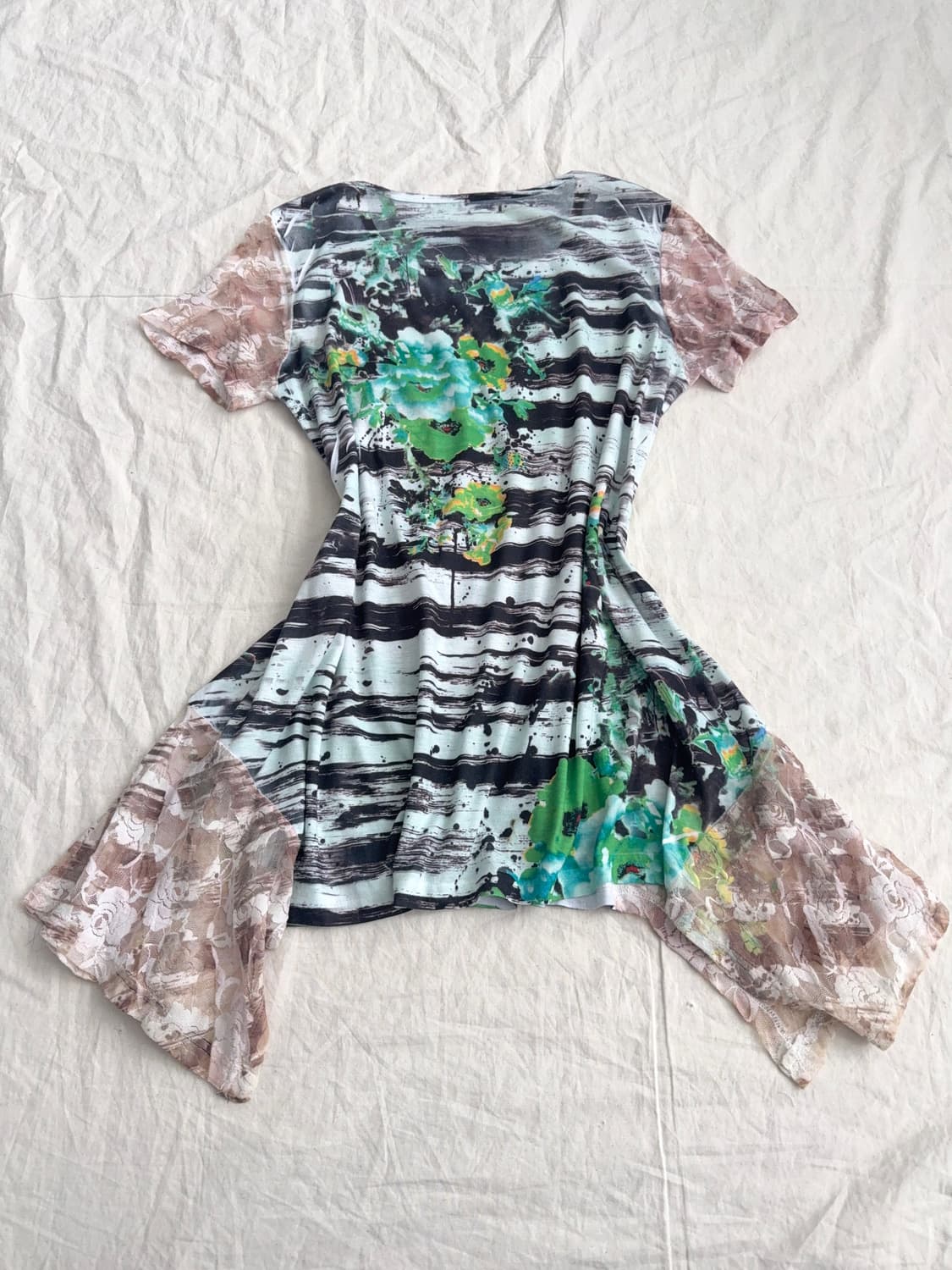 너드 페어리 오리엔탈 반팔 미니 원피스 상품이미지7