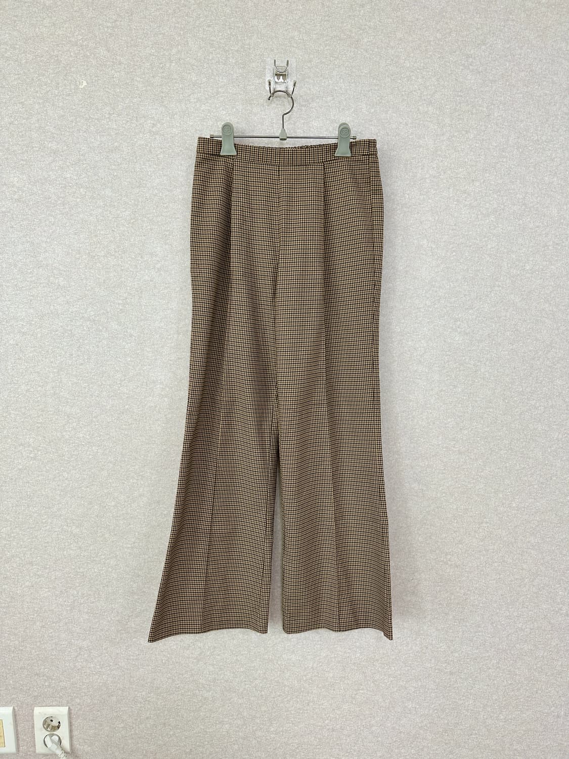 GU 반밴딩 체크 팬츠 상품이미지2