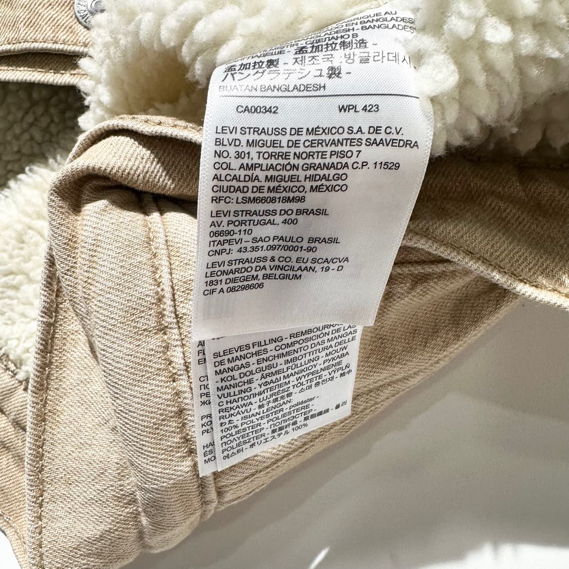 리바이스 쉐르파 데님 트러커 자켓 상품이미지8