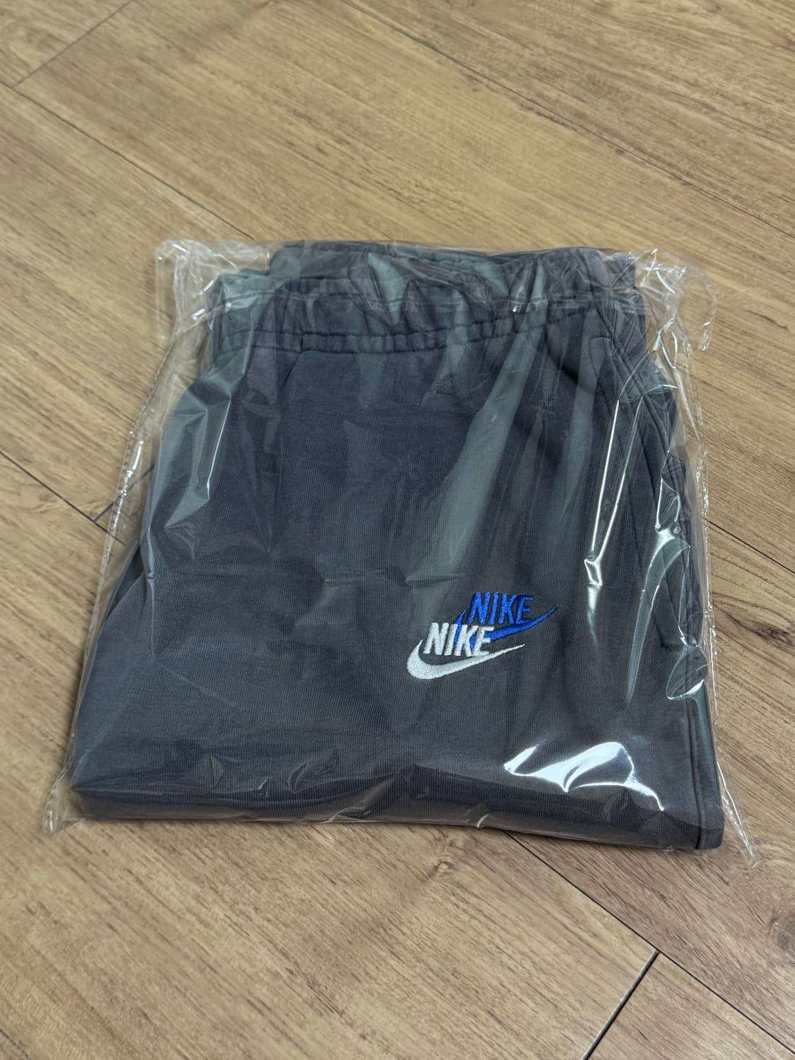 [L]나이키 멀티로고 코튼 스웻팬츠 다크그레이 상품이미지3