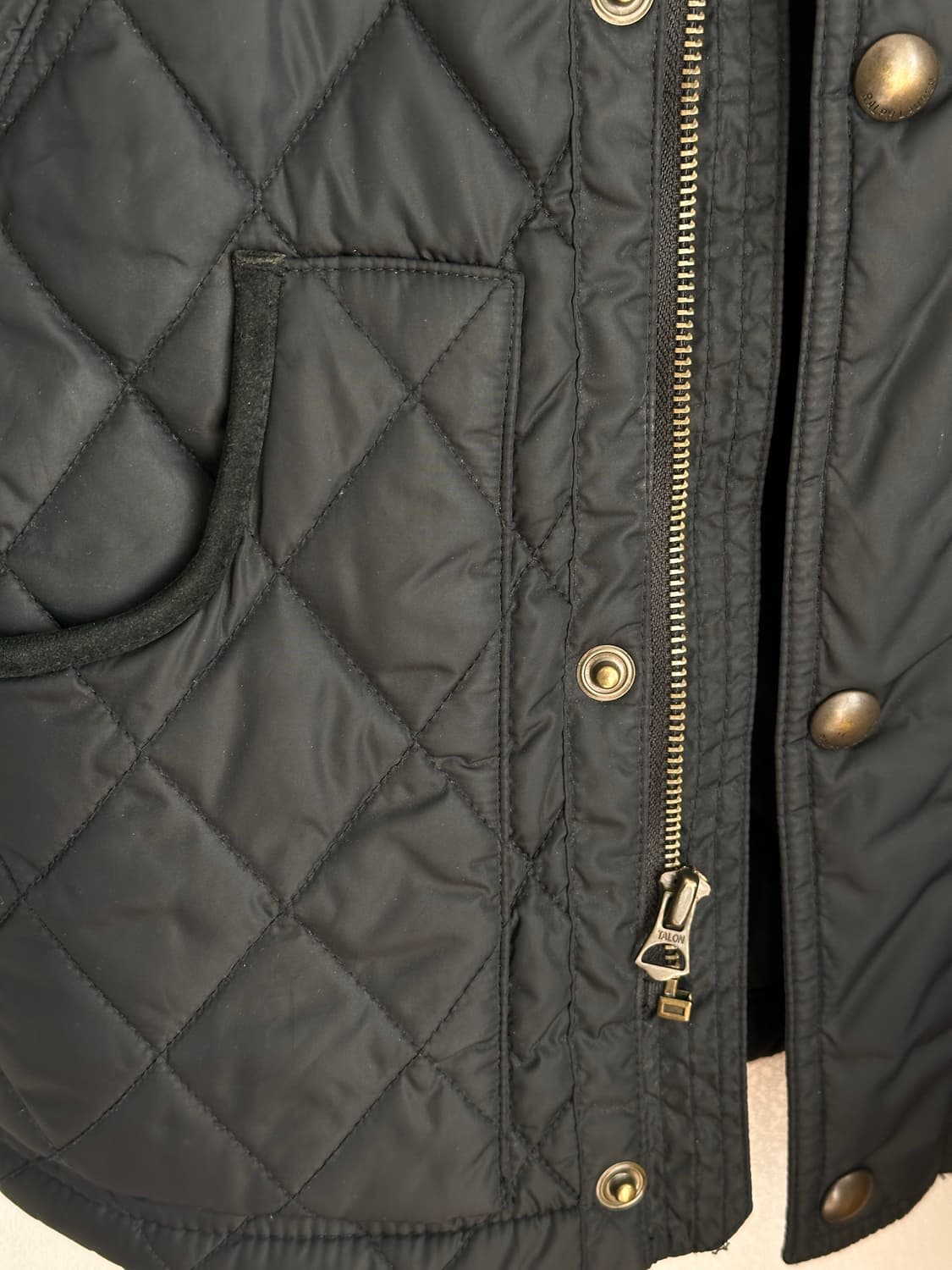 폴로 블랙 퀼팅자켓 상품이미지3